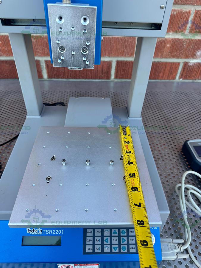 Used TECHON TSR2201 Dispensing Robot 3-axis 200mm X 200 mm