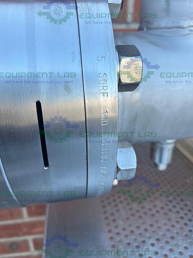 Allegheny Bradford 316L Stainless Steel U - Tube Style Heat Exchanger 10" x 92"