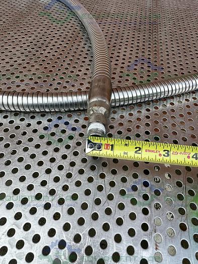 Used Unbranded  Stainless Steel Flexible Hose 72" w/ 3/4" Female to Male Fitting