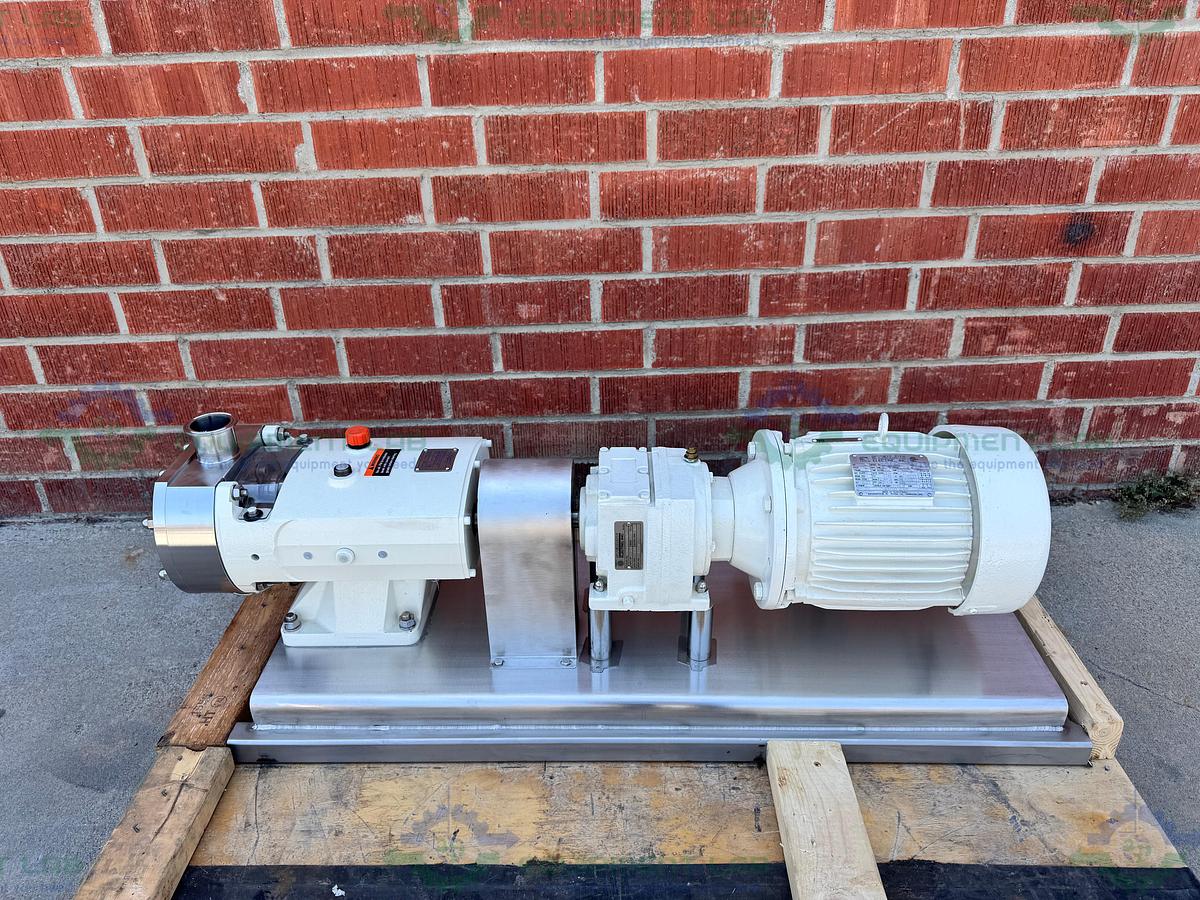 Alfa Laval SRU3/038/HS Rotary Lobe Pump w/ Sterling 3 HP Motor