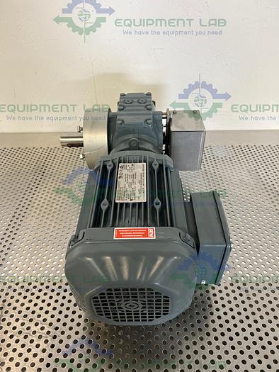 Used SEW EuroDrive  SA47DRE90L4/TF Gear Motor 3 HP, 1745/189 r/min