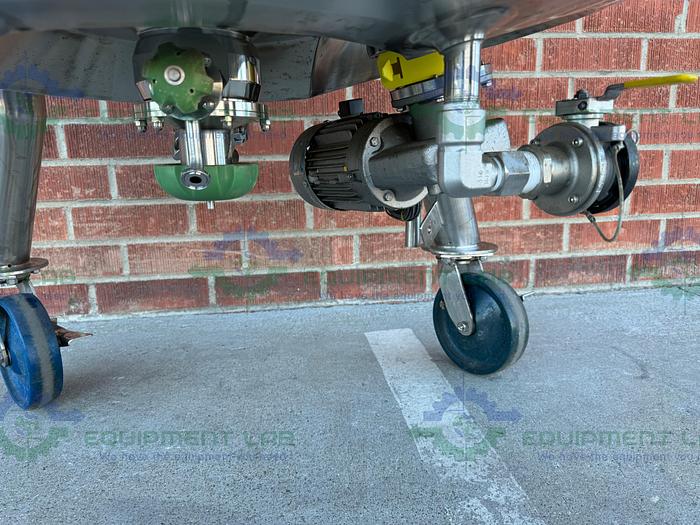 Used Feldmeier Equipment 450 Liter Stainless Steel Jacketed Reactor 120 FV PSI