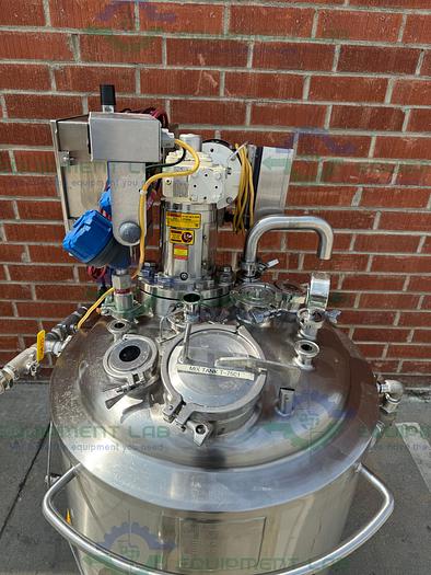 Used ITT Industries 150 Liter Stainless Steel Jacketed Reactor 45 PSI w/ 0.5 HP Mixer