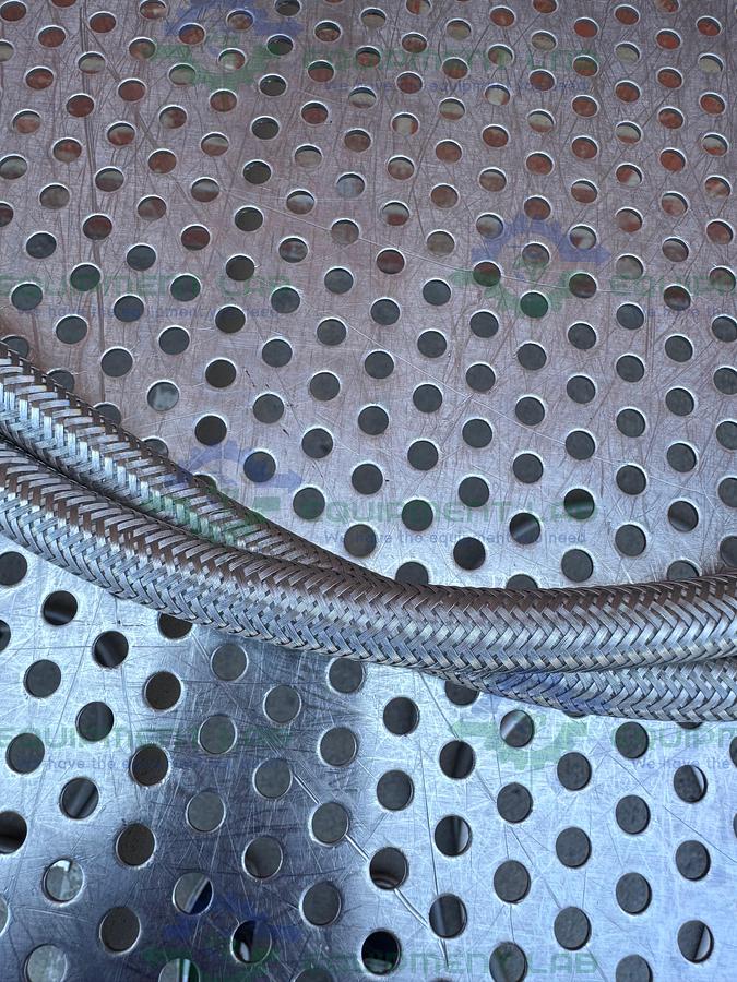 Used Unbranded 60" Stainless Steel Braided Hose w/ 1/2" NPT Fittings