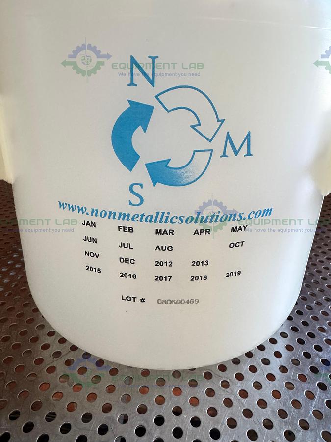 Used Non Metallic Solutions Nalgene 10 Liter Nalgene Carboy w/ Apollo 1/2" Fittings