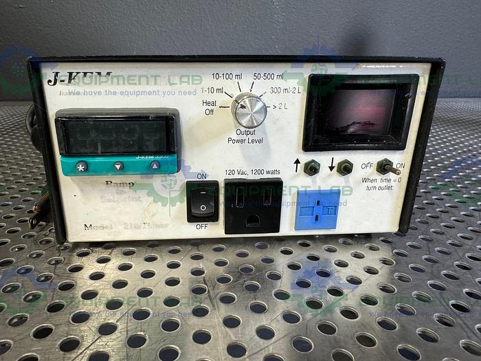Used J-Kem Scientific  210 Timer Temperature Controller 120 VAC, 1200 Watts