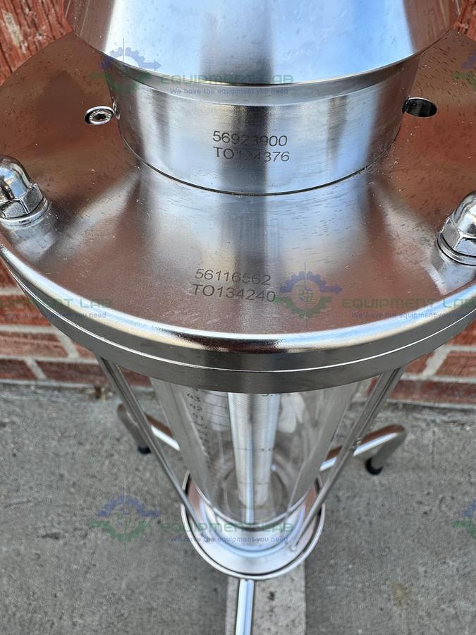 Used Cytiva / GE / Pharmacia BPG 100 / 500 Chromatography Column 4L
