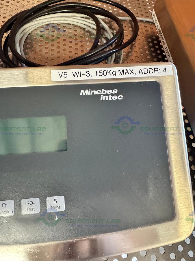 Used Sartorius Minebea Intec Stainless Steel Scale 24" x 24" w/ CAIS1-U, 300 LBS