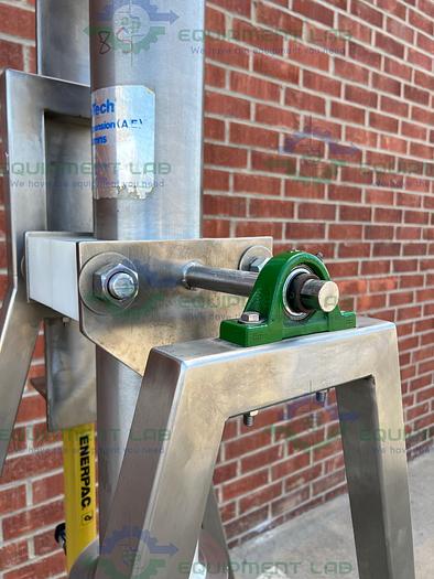 Used Septech  Annular Expansion Stainless Steel Preparative HPLC Column w/ Hand Pump