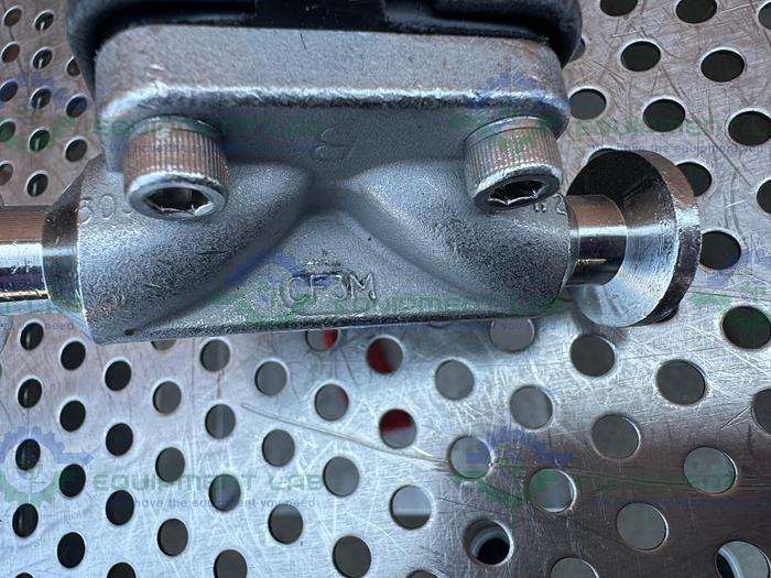 Used ITT / Grinnell 316L Stainless Steel Diaphragm Valve w/ 1/2" Sanitary Fitting