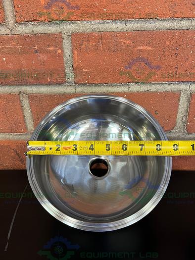 Used Stainless Steel  Cylindrical Reducer 1 1/2" to 8 1/2" Sanitary Fittings