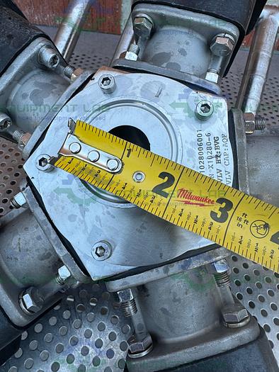 Used 5 ITT Pure Flo Advantage Stainless Steel Diaphragm Valve w/ 1" Sanitary Fitting