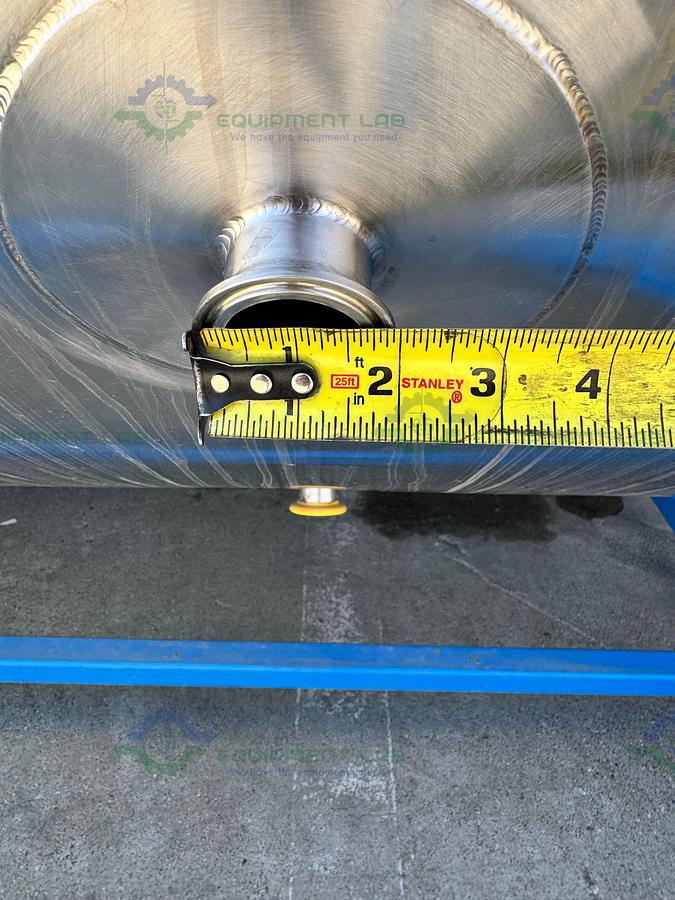 1000 Gallon Stainless Steel Jacketed Vessel / Holding Tank