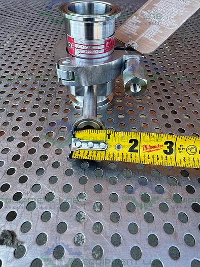 Used BS&B GR-C Safety Head 1 1/2" Fitting w/ 45 PSIG Rupture Disc, 1/2" Tee Fitting