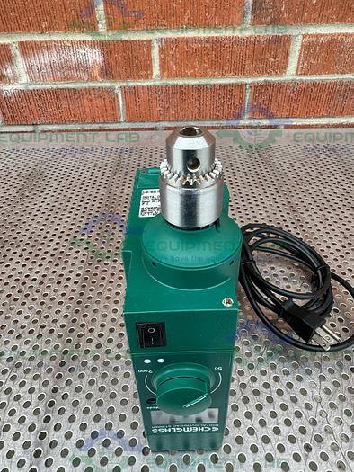Used Chemglass  Digital Overhead Stirrer Homogenizer 50 - 2000 RPM