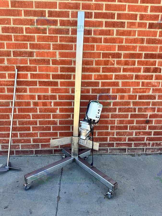 Used Sharpe Mixers SSG-050SCR Portable Mixer w/ VFD, 1/2 HP Motor, Two Impellers