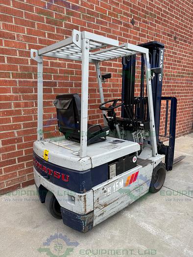 Used Komatsu  FB15M-2 Electric Forklift 3000 Pound Capacity w/ Charger