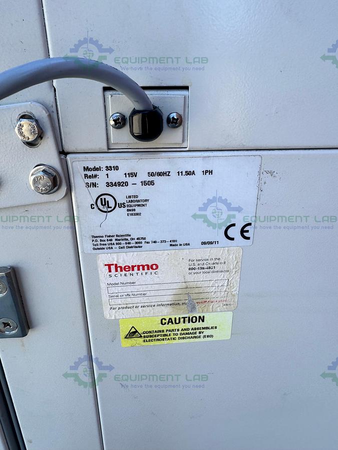 Used Thermo Forma 3310 Steri-Cult Double Stack CO2 Incubator, 11 cu. ft, 50C