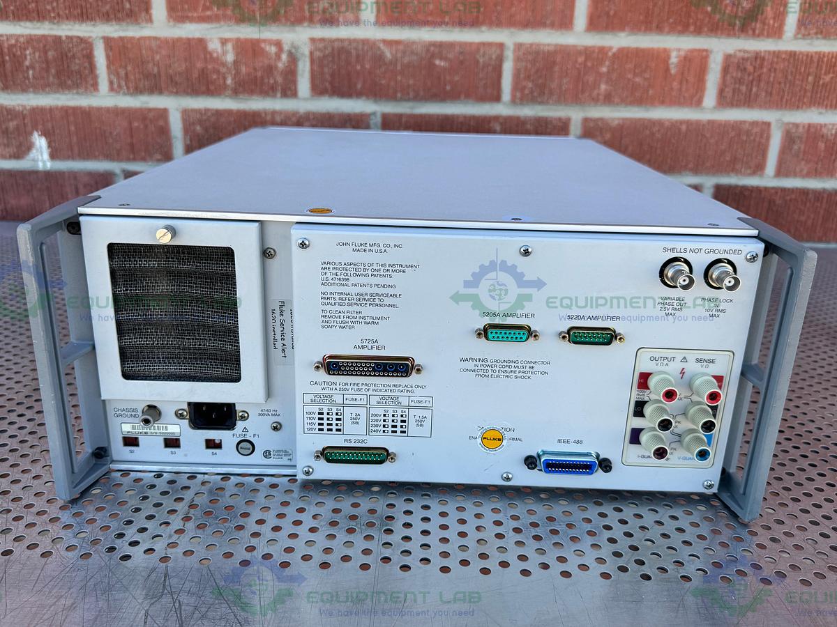 Used Fluke Calibration 5700A High Performance Multi Function Calibrator NOT CALIBRATED