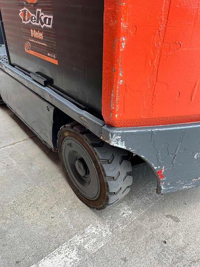 Used Toyota 7FBCU35 8000# Electric Forklift - Cushion Tires, 7700 Hours - 120" Mast