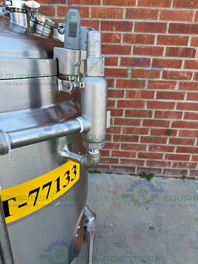 Used DCI 250 Liter Stainless Steel Jacketed Reactor 45 PSI w/ Bottom 0.5 HP Mixer