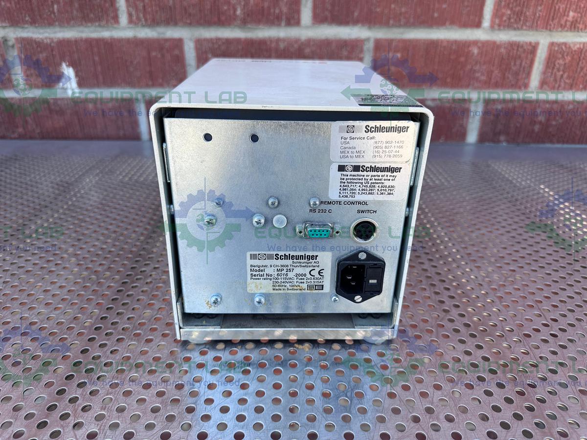 Used Schleuniger MP257 Programmable Coaxial Cable Stripping Machine