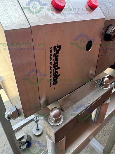 Used Viking S3M Bi Rotor Rotary Lobe Pump w/ 10 HP Motor, Millipore Controller