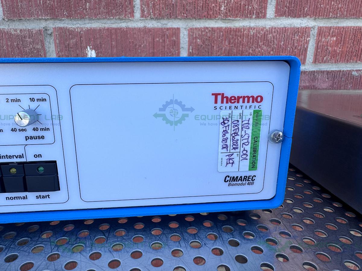 Used 2 - Thermo Cimarec Biosystem 4 Slow Speed Stirrers w/  Biomodul 40B Controller