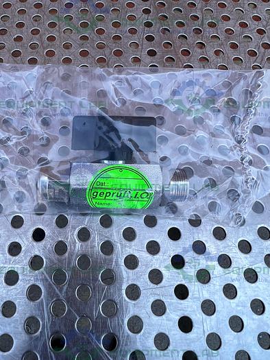 Chemglass  CG-1069-M-20 Stainless Steel Huber Male to Female Ball Valve