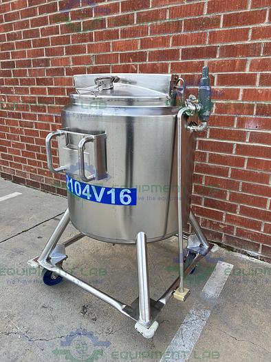 Used DCI 200 Liter Stainless Steel Jacketed Reactor Mixing Tank