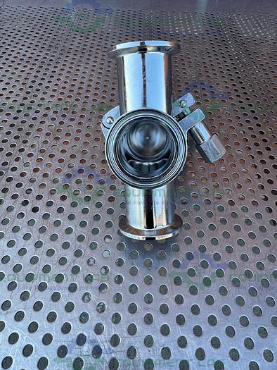 Used BS&B GR-C Safety Head 1 1/2" Fitting w/ 45 PSIG Rupture Disc, 1 1/2" Tee Fitting