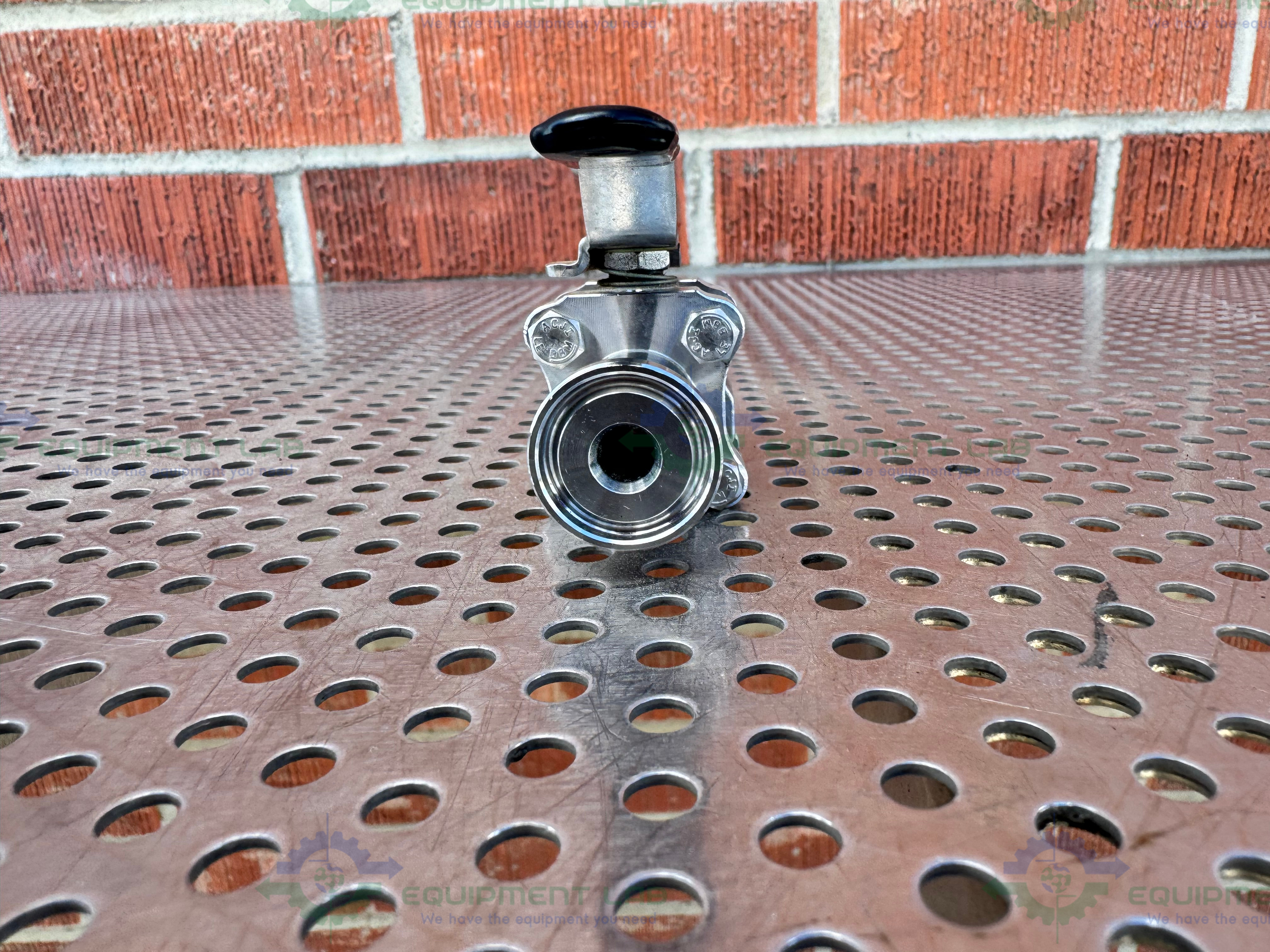 Used Swagelok SS-62TSC8 -EP Stainless Steel Ball Valve w/ 1/2" Sanitary Fitting