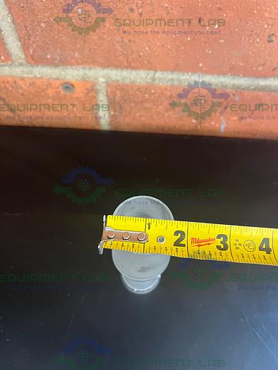 Used Chemglass CG-1000-14 Lower Inner 45/50 Top Outer 29/42 Glass Reducer Adapter