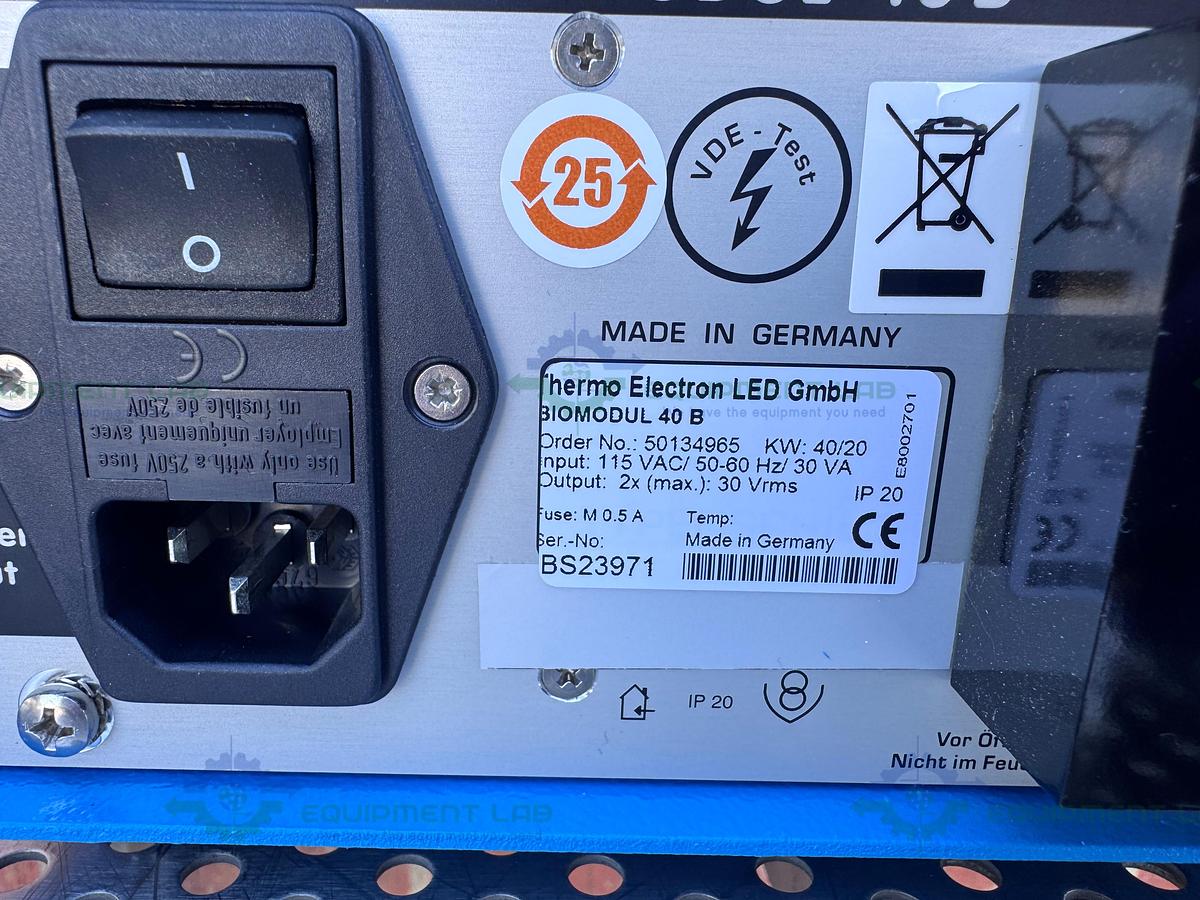 Used 2 - Thermo Cimarec Biosystem 4 Slow Speed Stirrers w/  Biomodul 40B Controller