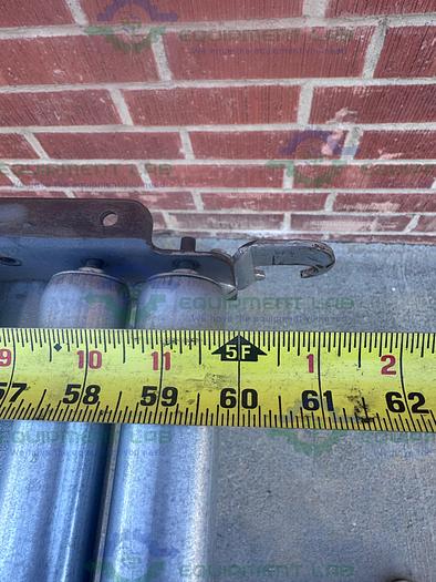 Used Roll-Away Heavy Duty Roller Conveyor 60" x 18" w/ Adjustable Legs