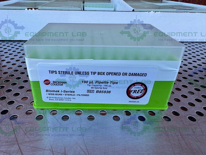 Beckman  B85936 Biomek i-Series Pipette Tips 190µL Sterile Filtered Wide Bore