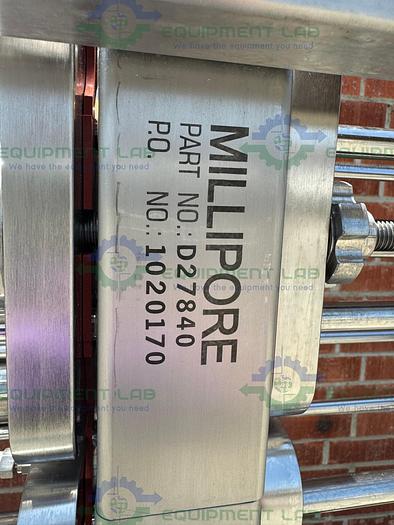 Used Millipore Stainless Steel Hydraulic Pellicon CUF-8 Filter Skid