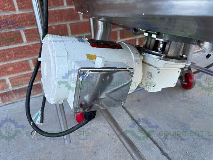 Used Precision Stainless 450 Liter Stainless Steel Jacketed Reactor 45 PSI