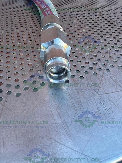 Used FGR FDA 3A Class III Transfer Hose 76" w/ Swagelok QTM8 Quick Connect Stem