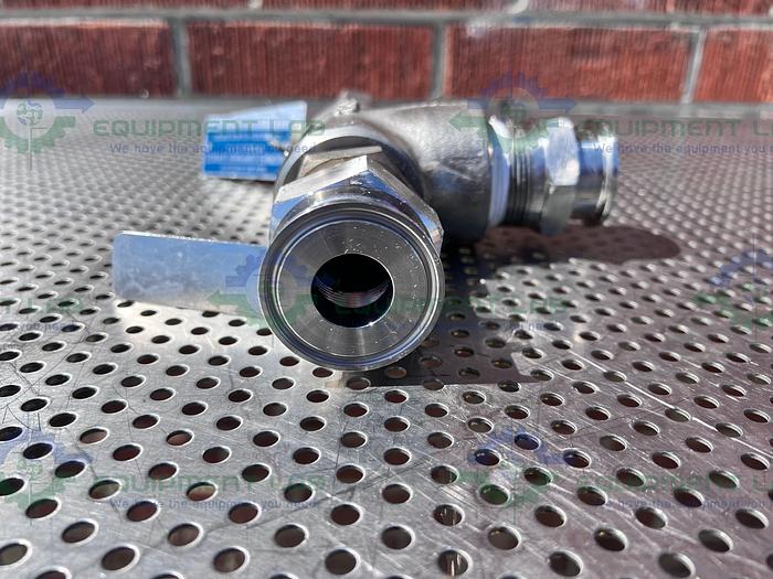 Used Chalmers & Kubeck 19226LCO Pressure Relief Valve 70 PSI, 1" Sanitary Fitting