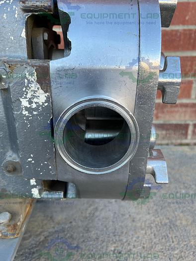 Used Waukesha Cherry Burrell  130 Rotary Lobe Pump w/ Stainless 7.5 HP Motor