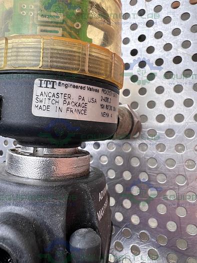 Used 5 ITT Advantage  5 Way Stainless Steel Diaphragm Valves w/ Valve Positioner