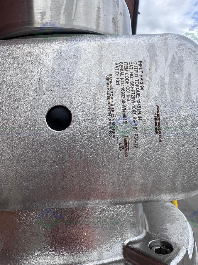 Used Feldmeier 400 Liter Stainless Steel Jacketed Reactor 100 PSI/FV w/ 3 HP Motor