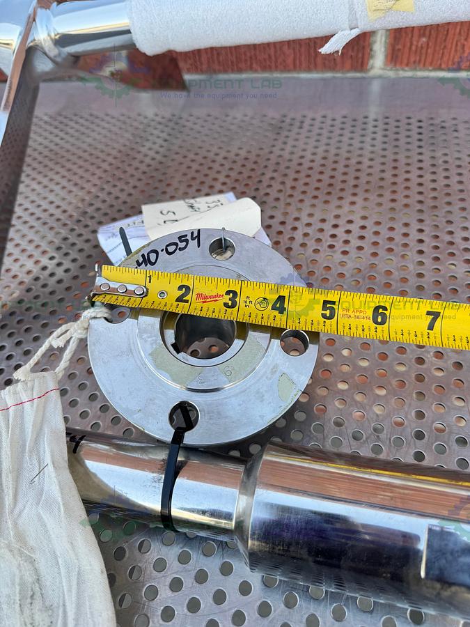 SPX Stainless Steel Mixing Tank Impeller 100" x 14" x 1.5" w/ Flange Fitting