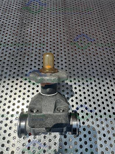 Used ITT / Grinnell 316L Stainless Steel Diaphragm Valve w/ 1" Sanitary Fitting CF3M