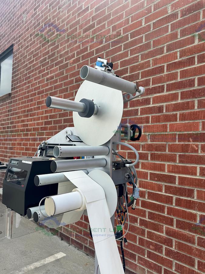 Used Sato S86-EX Print Engine w/ AL Tech Alcode Print and Apply Labelling Machine