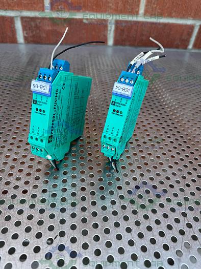 Used Lot of 2 - Pepperl Fuchs KFD2-SCD2-Ex2.LK Signal Isolator Safety Barrier