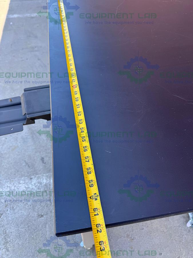Used Unbranded Adjustable  Science Table with Wheels-30" W x 62" L