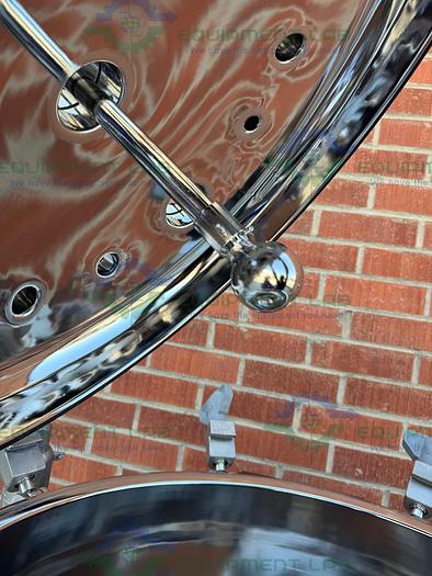 Used DCI 250 Liter Stainless Steel Jacketed Reactor 45 PSI w/ Bottom 0.5 HP Mixer