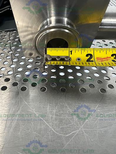 Used Fisher Controls 32 Pneumatic Sanitary Control Valve w/ Fisher Valve Positioner